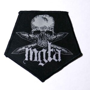 Mgla - Skull (Black Border)