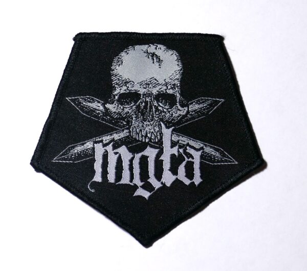 Mgla - Skull (Black Border)
